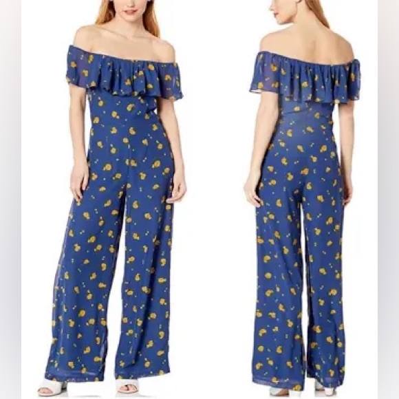 Betsey Johnson | Pants & Jumpsuits | Betsey Johnson Ruffled Off The ...